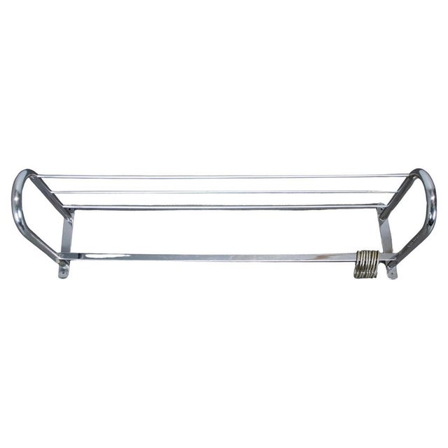 Vintage Bauhaus Chrome Wall Coat Hanger, 1930s For Sale - Image 6 of 6