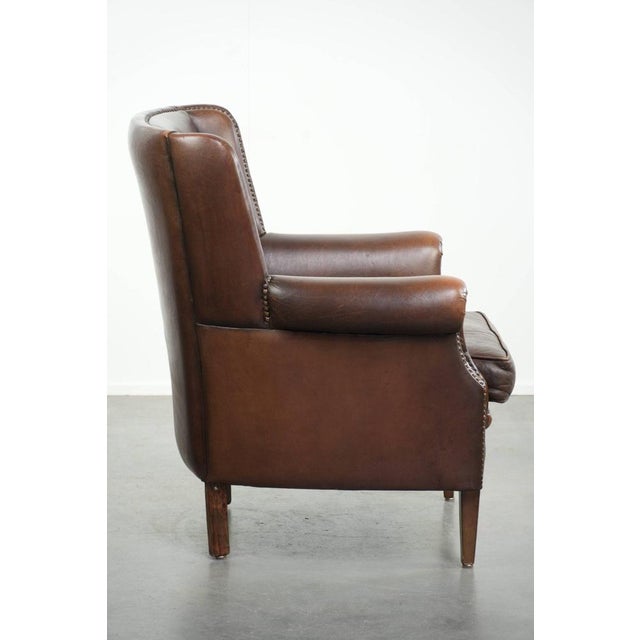 Sheepskin Wing Lounge Chair For Sale - Image 3 of 13