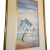 Vintage Serene Chinese Watercolor Painting - Gilt Bamboo Frame For Sale - Image 4 of 12