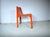 Space Age Italian Orange Chairs, 1960s, Set of 4 For Sale - Image 4 of 14