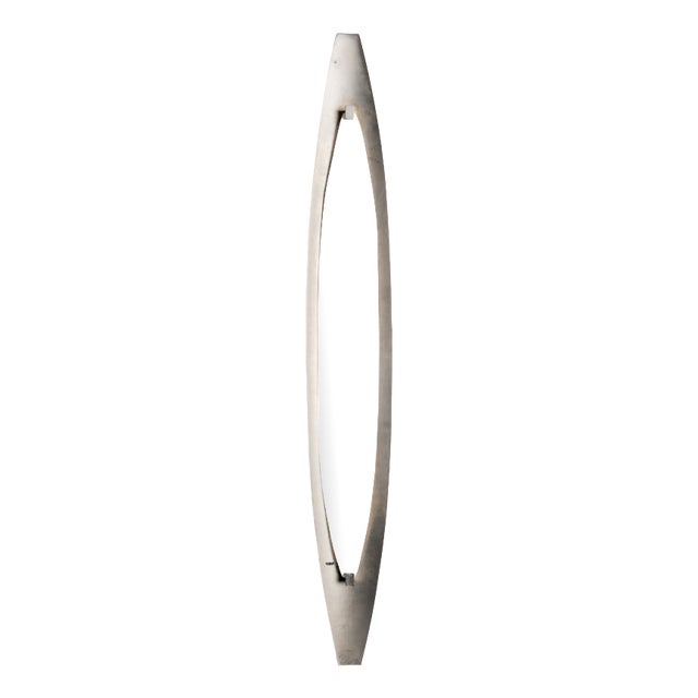 Model 2254 Wall Lamps in Nickel-Plated Brass and Satin Glass by Max Ingrand for Fontana Arte, 1950s-1960s, Set of 2 For Sale