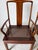 Vintage Henredon Hollywood Regency Chinoiserie Sculpted Mahogany Dining Armchairs – Pair For Sale - Image 9 of 16