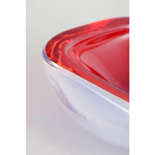 Murano Sommerso Glass Bowl, 1960s For Sale - Image 3 of 5