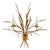 Large Wheat Sheaf Wall Light by Hans Kögl, Germany, 1970s For Sale