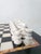Stone Mid-Century Modern Italian Marble Chess Board, 1980s For Sale - Image 7 of 11