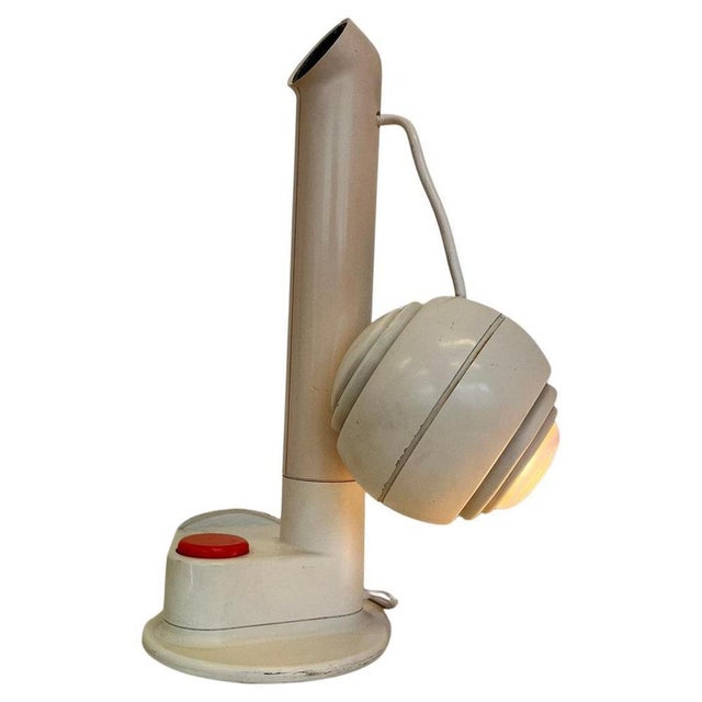 Plastic Mid-Century Table Magnetic Lamp Agilo from Schlagheck Schultes, Osram, Germany, 1970s For Sale - Image 7 of 7