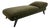 Early Mid-Century Olive Green Suede Daybed Chaise Longue For Sale