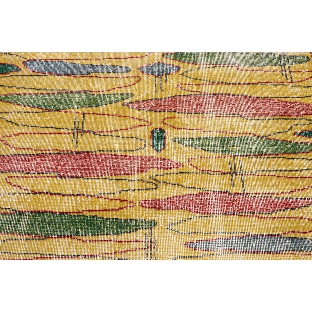 Mid 20th Century Zeki Muren Vintage Turkish Sivas Rug, 03'08 X 06'06 For Sale - Image 5 of 10