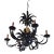 Vintage Italian Tole Pineapple Chandlier or Light Fixture For Sale