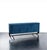 Mid-Century Modern Vintage Model D70 Sofa Bed Black Iron Reupholstered Blue by Osvaldo Borsani for Tecno, 1970s For Sale - Image 3 of 7