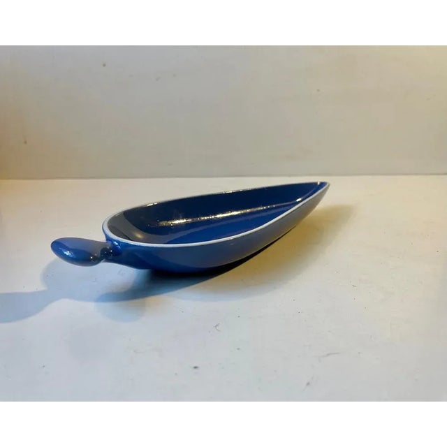 1960s Blue Gefyr Bowl by Stig Lindberg for Gustavsberg, 1960s For Sale - Image 5 of 8