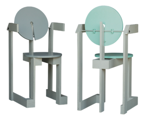 Vintage Dining Chairs by Henk Lampe, 1979, Set of 2