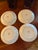 Vintage Noritake M N749 China Tea Cups, Saucers and Wooden Stands Set of 4 ca.1950 For Sale - Image 17 of 18
