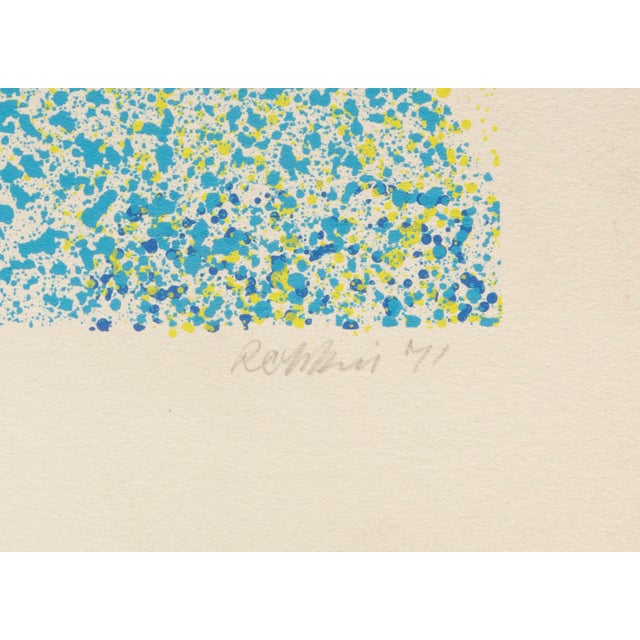 1970s 1970s Dominik Rehban, Multicolor Hexagons, Screenprint, Signed For Sale - Image 5 of 5