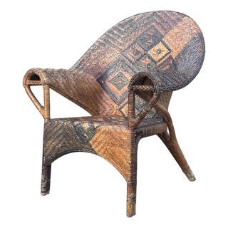 Arts & Crafts Wicker Armchair by Dryad, 1920 For Sale