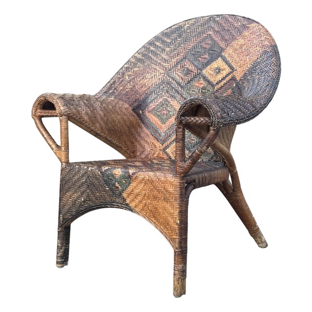 Arts & Crafts Wicker Armchair by Dryad, 1920 For Sale