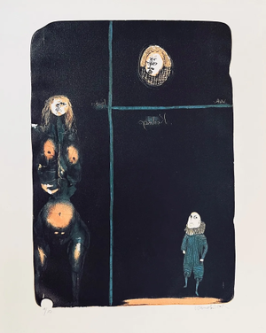 Paul Wunderlich 3 Rodrigo Et Ses Parents 1974