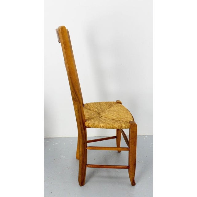 French Dining Chairs in Oak, 1970, Set of 6 For Sale - Image 10 of 15