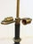 Metal Mid-20th Century French Tole Shaded Cast Iron & Brass Table Lamp For Sale - Image 7 of 11