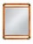 Wood Vintage 1970's Postmodern Style Solid Wood & Brass Wall Mirror / Vanity Tray For Sale - Image 7 of 7