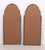 Pair Duck Egg Blue Arch Top Mirrors For Sale - Image 10 of 13
