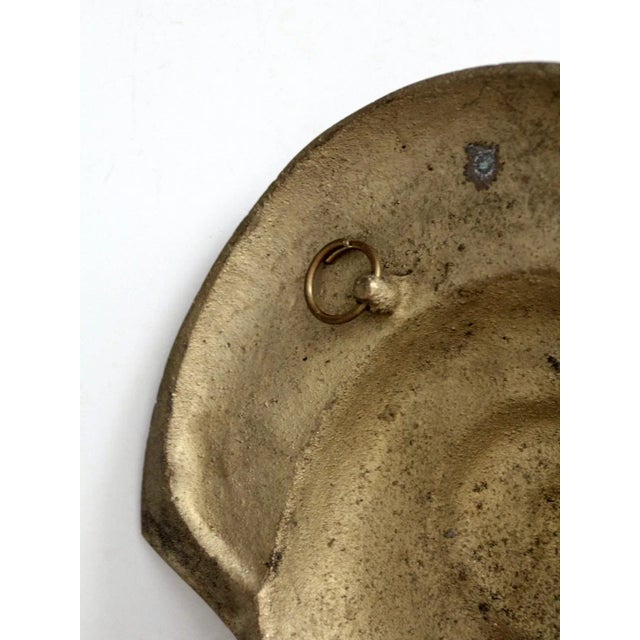 Mid Century Brass Wall Sconce For Sale - Image 9 of 9