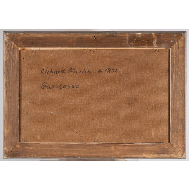 Richard Fuchs, Gardasee, Oil Painting For Sale - Image 13 of 18