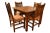 American Crafters and Weavers Square Mission Oak Dining Table For Sale - Image 3 of 5