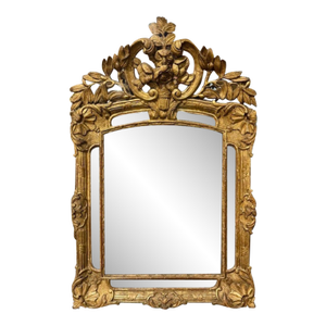 19th Century French Louis XV Giltwood Mirror
