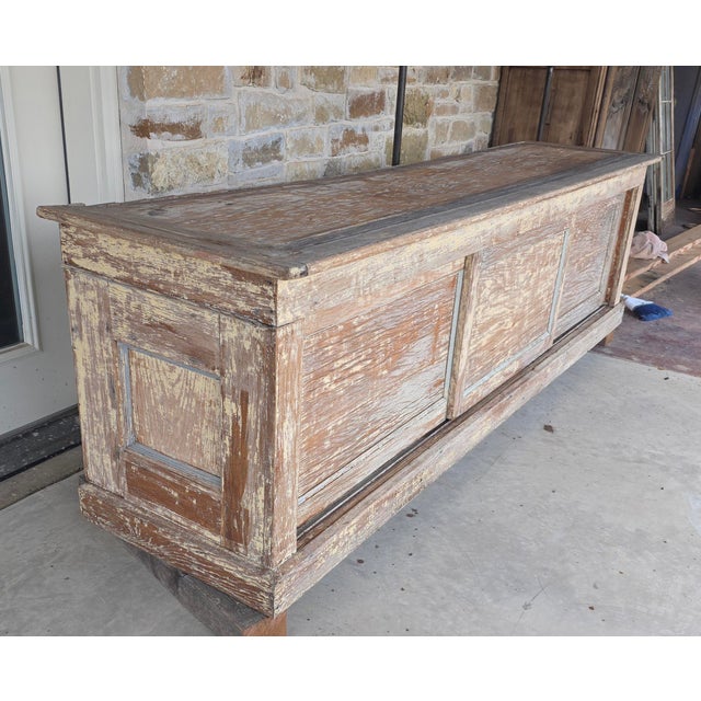 Antique Texas Mercantile Counter Cabinet For Sale - Image 11 of 11