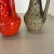 Multi-Color Fat Lava Art Pottery Vases from Bay Ceramics, Germany, Set of 2 For Sale - Image 13 of 18