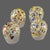 Yellow Late 20th Century Hand Blown Art Glass Confetti Highball Tumbler Glasses - Set of Four For Sale - Image 8 of 9