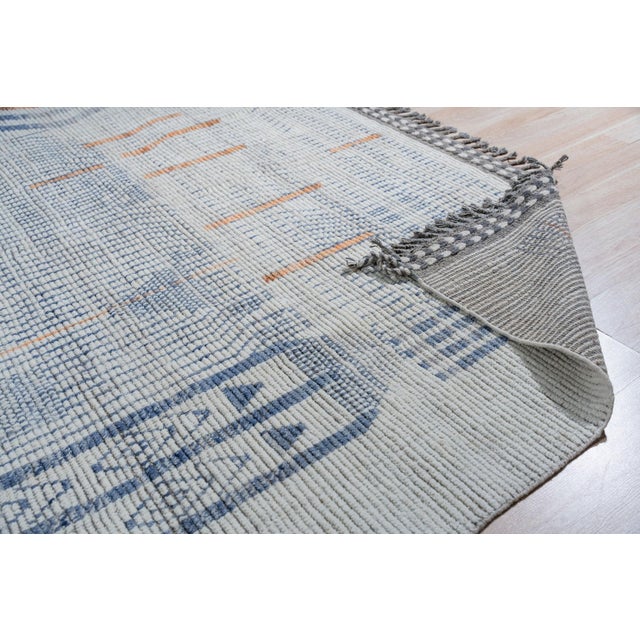 Hand-knotted in wool, this 12 x 15 Marrakech Mosaic rug carpet is a distinguished addition to our contemporary oversized...