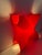 Mid-Century Modern Cosi Come X Lamp in Red by Protocol Paris, 1990s For Sale - Image 3 of 12