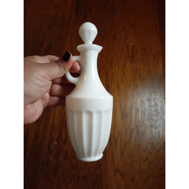 This is an EXQUISITE Fenton 8" Milk Glass Cruet. Several other Fenton collectibles sold separately. Procured at auction...