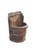 Primitive Chinese water bucket, circa 1890s-1910. Made elm and forged iron. Beautifully worn from years of use. A great...