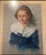 1968 Mark Miller MiD- Century Pastel Portrait of a Young Girl For Sale - Image 6 of 10