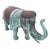 1970s A Pair of Vintage Verdigris Bronze Patinated Elephant Garden Statuary For Sale - Image 5 of 12