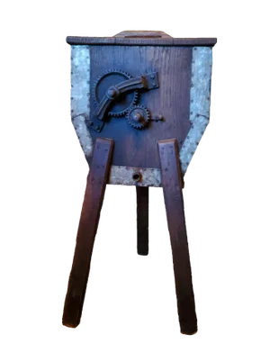 Rustic 19th Century French Farmhouse Primitive Butter Churn