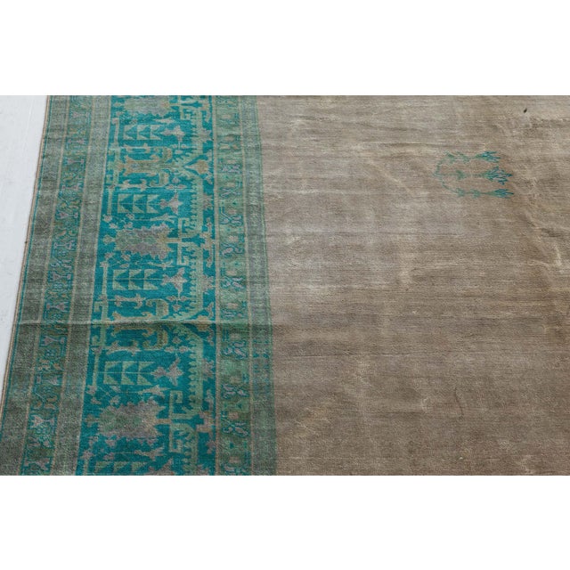 Turkish Doris Leslie Blau Large Antique Turkish Borlou Rug For Sale - Image 3 of 10