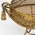 Metal 1960s Large Scale Italian Hollywood Regency Gilt Metal Tole & Tassel Planter Plant Stand For Sale - Image 7 of 8