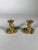 Pair of Rocaille-style gilt bronze candlesticks, 19th century. These Rocaille-style candlesticks, crafted from chased and...