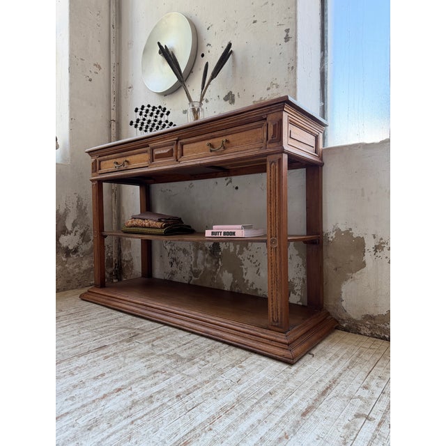 19th Century Oak Console Table For Sale - Image 13 of 18