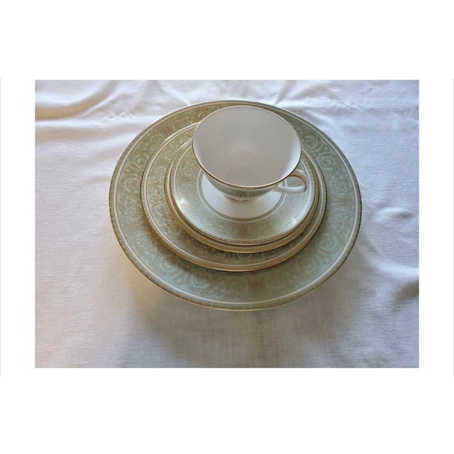 Metal English Renaissance by Royal Doulton Service for 12 For Sale - Image 7 of 7