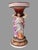 Ceramic Antique Victorian 11.5" 3 Graces Figural Porcelain Compote Candlestick Vase With a Bisque Finish For Sale - Image 7 of 8
