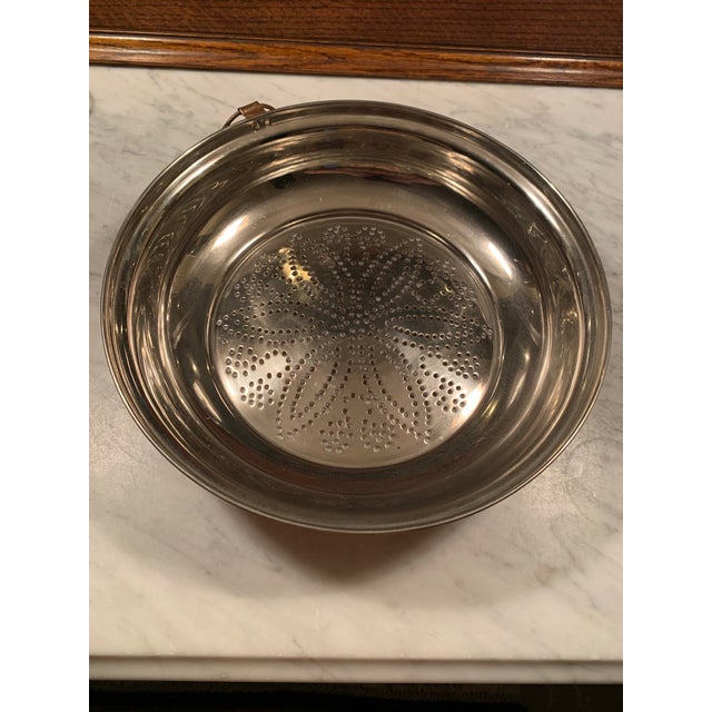 Copper Large Copper Colander Kitchen Sieve or Strainer For Sale - Image 8 of 12