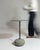 Early 21st Century 21st Century Poland Deep Charcoal Grey Round Stone-Base Side Table For Sale - Image 5 of 10