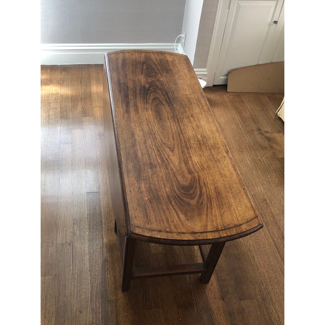 Wood Late 20th Century Vintage Expanding Dining Table/Sideboard For Sale - Image 7 of 10