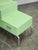 Bauhaus Czech Green Vanity Table with Mirror and Chrome Frame, 1930 For Sale - Image 12 of 18
