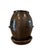 Ceramic Vintage Large Hand Made Brown Glazed Redware Pottery Crock / Vessel / Olive Jar / Planter and Saucer Set For Sale - Image 7 of 10